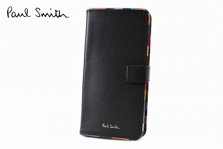 楽天市場 ポールスミス スマホケース Iphoneケース 手帳型 レディース ブランド Paul Smith スワールトリム 専用箱付 黒 ブラック Iphonex Xs 女性 婦人 本革 Pwd957 あす楽 Selectshop Season