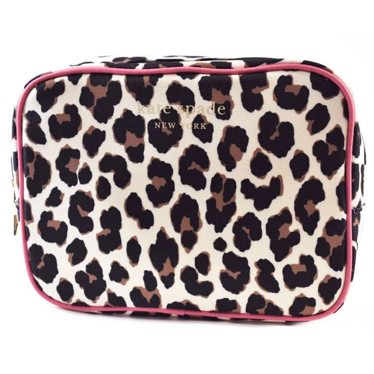 ★Katespade★ケイトスペード ポーチ 大小セット リボン 白 黒 ピンク kate spade NEW YORK 中古 良品 katespadeケイトスペード ポーチ