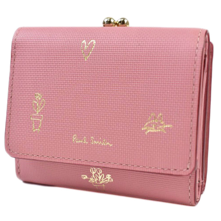 【新品】ポールスミス キャットドゥードゥル 2つ折り財布 ラウンド ピンク Amazon | [ポールスミス] 長財布 財布 レディース ブランド 本革 専用