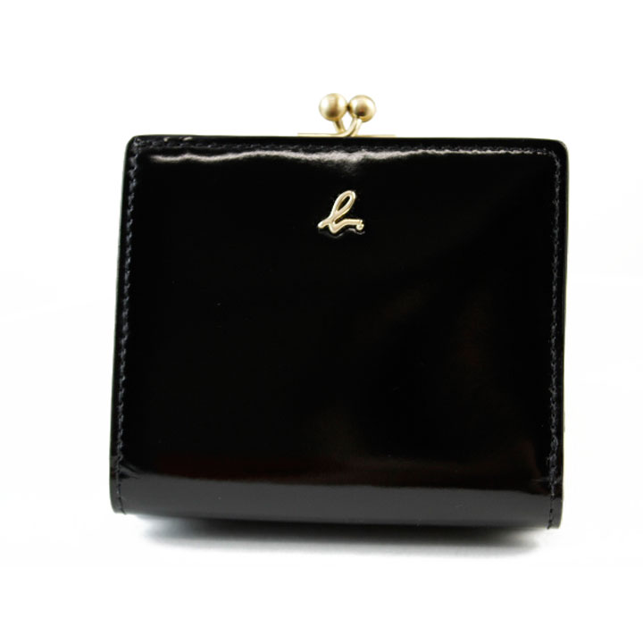 未使用agnes b. アニエスベー　レザー二つ折り財布　ブラック　箱カード付き 楽天市場】アニエスベー 財布 二つ折り財布 がま口財布