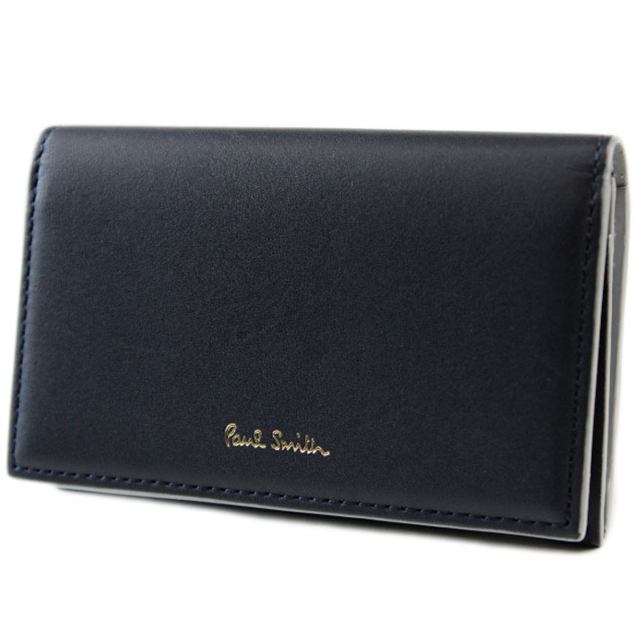 ポールスミス カードケース 名刺入れ レディース ブランド ブランド Paul Smith サプルレザー 専用箱付 黒 ブラック 本革 レザー 女性 婦人 20代 30代 40代 50代 カードケース カード入れ おしゃれ｜Selectshop season