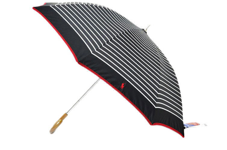 プレゼント スライドショート 母の日 ポロ レッド ギフト ブラック 日傘 ブランド おしゃれ 傘 雨の日ok 新品 ラルフローレン 遮光率99 以上 Uv遮蔽率99 以上 レディース ブランド Polo Ralph Lauren ボーダー ピコ レース 刺繍 パラソ ル ブラック 黒 ホワイト 白