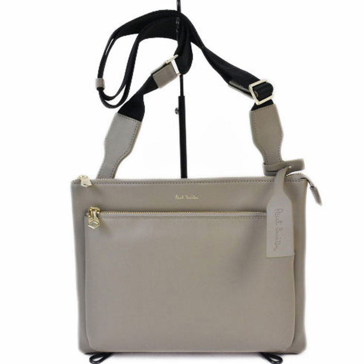 【新品同様】ポールスミス レザー　ショルダーバッグ 黒 サコッシュ Paul Smith ポールスミス ショルダーバッグ フォーンショルダー
