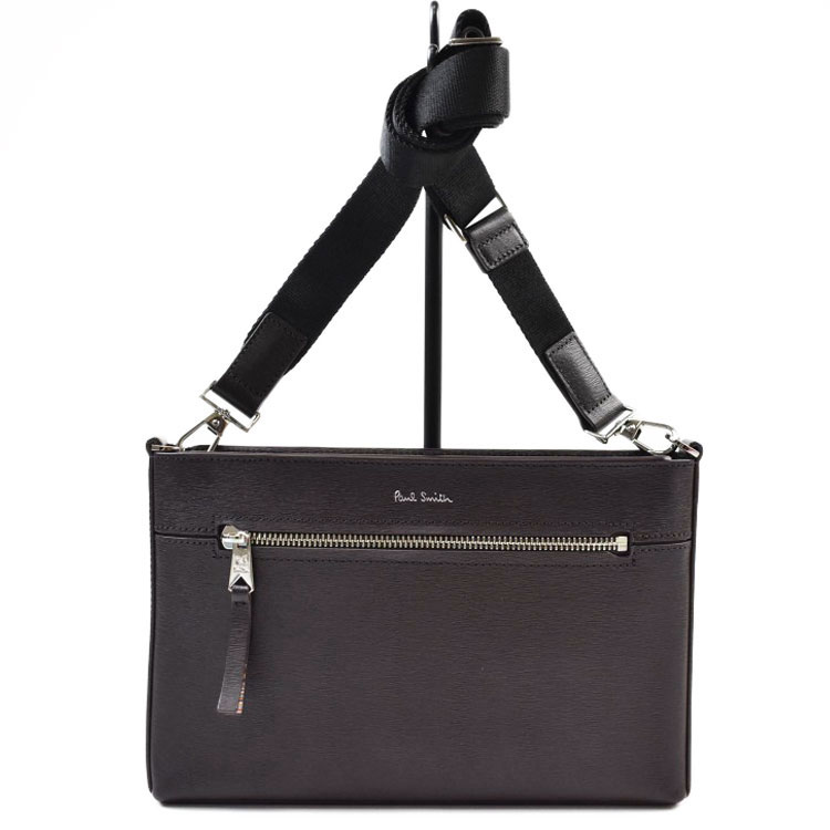 Paul Smith 黒 バック Paul Smith ショルダーバッグ メンズバッグ サコッシュ ポール