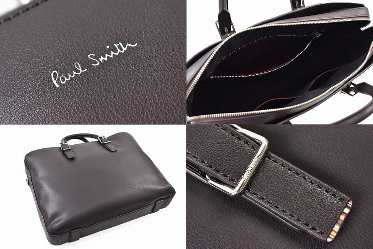 ポールスミス ビジネスバッグ バッグ メンズ ブランド Paul Smith ビジネスバックル 2way ブリーフケース 茶 チョコ 男性 紳士 Aps013 あす楽 Lojascarrossel Com Br