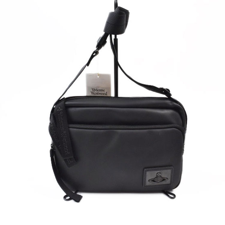 ヴィヴィアンウエストウッド フロウ ショルダーバッグ ブラック VWH300 すぐ届く【Vivienne Westwood】 フロウ ショルダーバッグ
