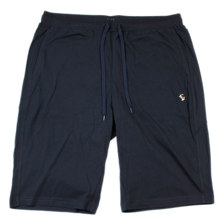ポールスミス ルームウェア ハーフパンツ パンツ 半ズボン メンズ ブランド Paul Smith ホームウエア LOUNGEWEAR クリスタルラビット 刺繍 ショートパンツ 部屋着 短パン 薄手 M L LL 紺 ネイビー 男性 紳士