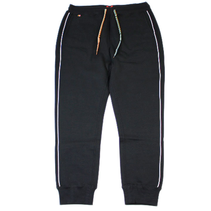 極点スミス POP スウェットパンツ 待ち合い室御召しもの メンズ ブランド名 Paul Smith  LOUNGEWEAR 黒 黒いこと M L LL ボトムス お座敷着 お座敷御召しもの ロングズボン下 春 秋 パジャマ  20代 30代 40代 50代 差し上げ物 差し上げ物 今めかしい 成人男性 成人男性