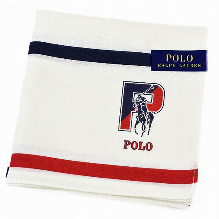 楽天市場 ポロ ラルフローレン ハンカチ 1枚 メンズ ブランド Polo Ralph Lauren 白 ホワイト ロゴ ボーダー プリント 男性 紳士 あす楽 Selectshop Season