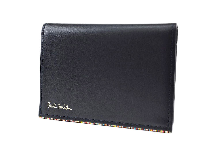 堅実な究極の PAUL SMITH カードケース ポールスミス Leather Card