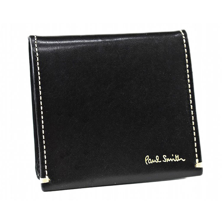 新品未使用 ポールスミス コインケース 箱付き ミニ財布 レザー メンズ Paul Smith ポールスミス ミニ財布 二つ折り 財布 コインケース
