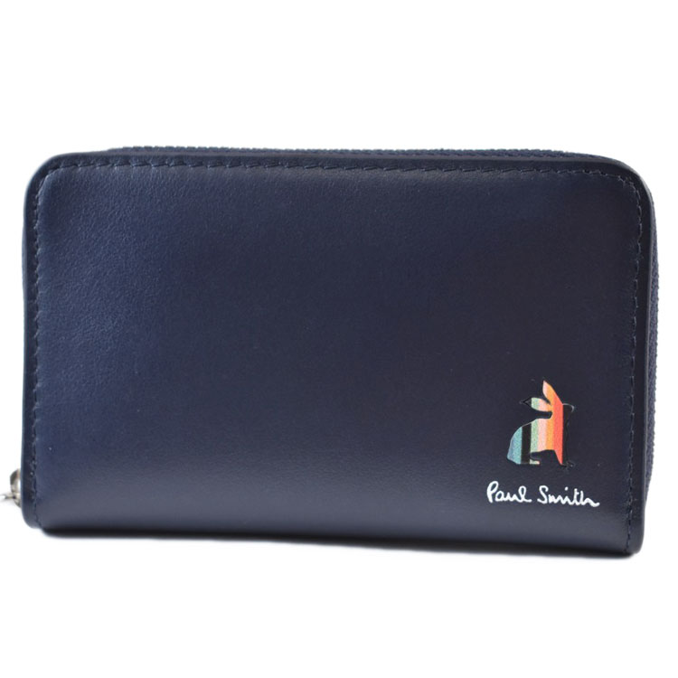 Paul Smith ポールスミス　ネイビー名刺入れ ウサギデザイン Paul Smith 【名入れ】ポールスミス 名刺入れ カードケース