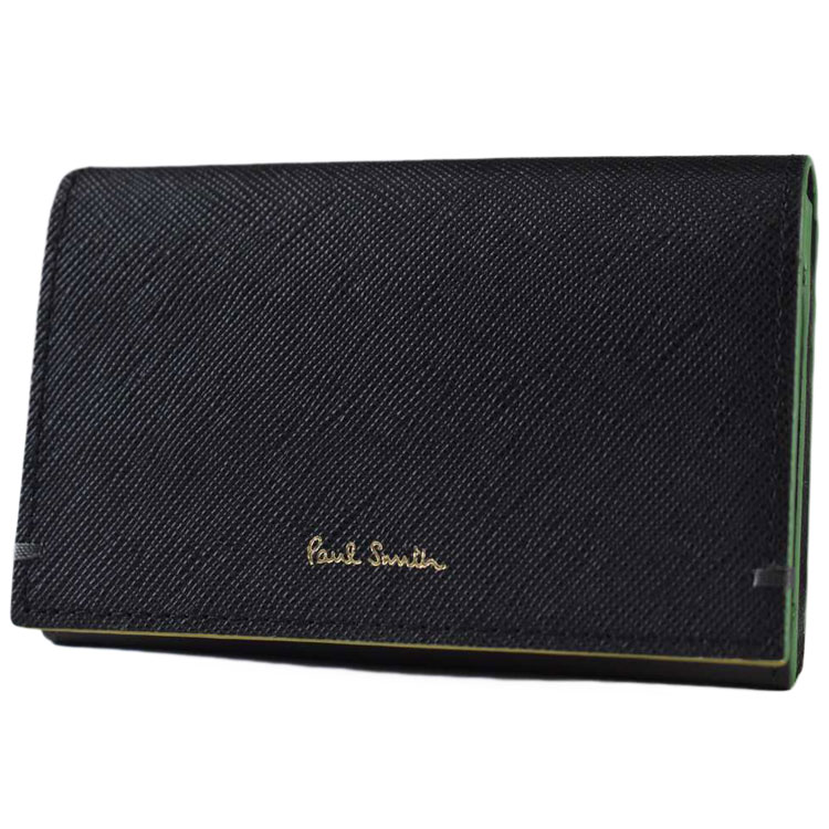 未使用 箱有 ポールスミス 名刺入れ 名刺ケース ブラック メンズ プレゼント Paul Smith ポールスミス カードケース メンズ 名刺入れ ハイ