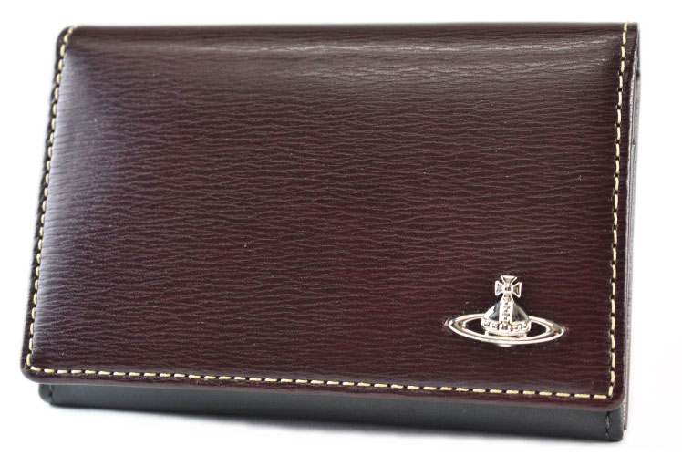 ☆ギフト対応☆新品☆箱付 ヴィヴィアンウエストウッド 名刺入れ 黒×ボルドー☆ 67-q8717_1.jpg