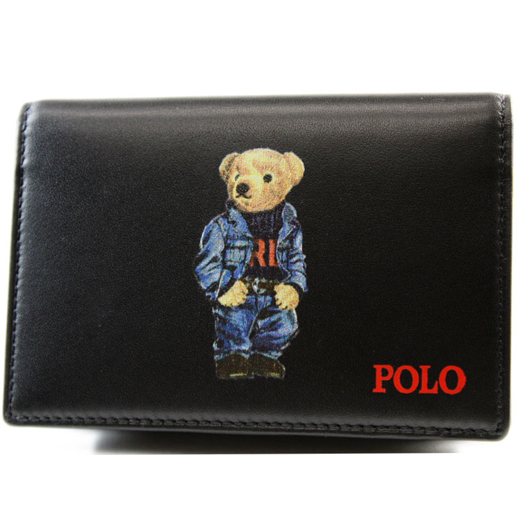 POLO RALPH LAUREN ケース ポロベア 新品未使用 ポロベア コインケース カードケース パスケース L字ファスナー
