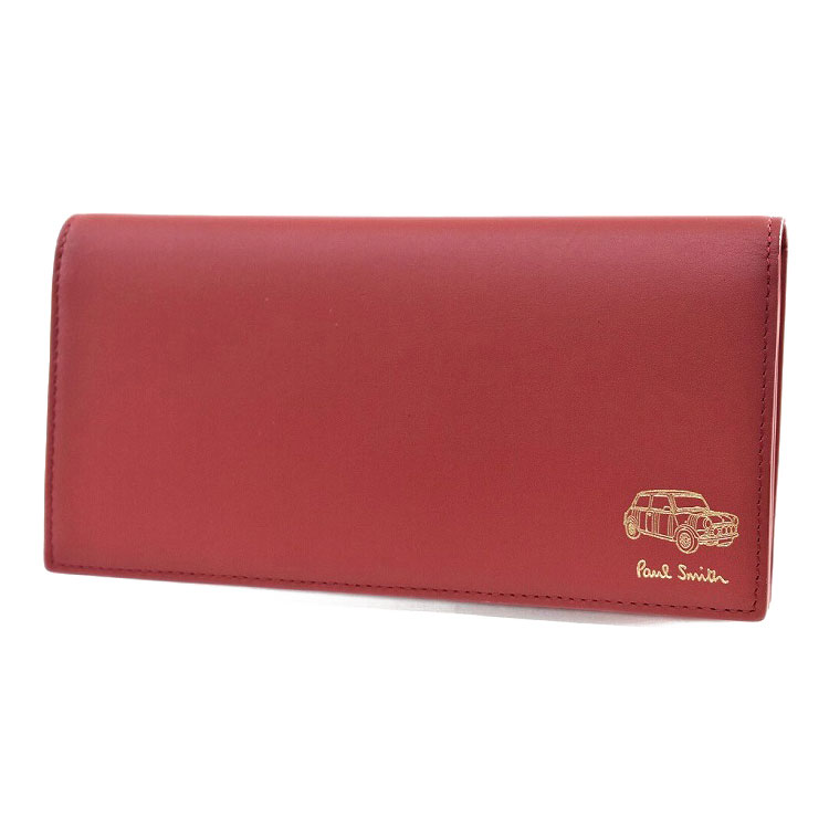 未使用　PaulSmith　レザーラウンドジップ長財布　キャメル　箱付き Paul Smith OUTLET｜【公式】ステッチハイライト ラウンドジップ