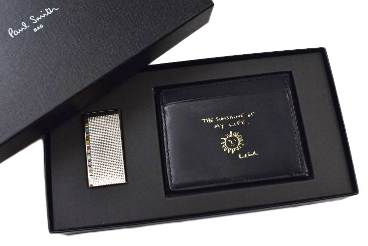 新品 ポールスミス 専用保存袋付 両面ロゴ刻印 マネークリップ 新品 ポールスミス 専用保存袋付 両面ロゴ刻印 マネークリップ