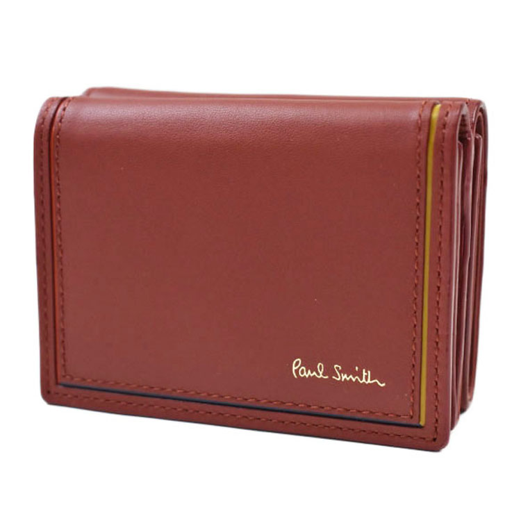 Paul Smith ポールスミス　財布　メンズ　ブランド　二つ折り財布 茶色 楽天市場】ポールスミス 財布 二つ折り財布 カード入れ付き 茶