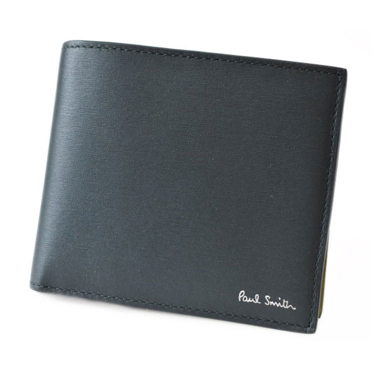 Paul Smith 日本製　二つ折り財布　ダークブラウン　総革仕立て　新品 楽天市場】ポールスミス 二つ折り財布 財布 メンズ ブランド