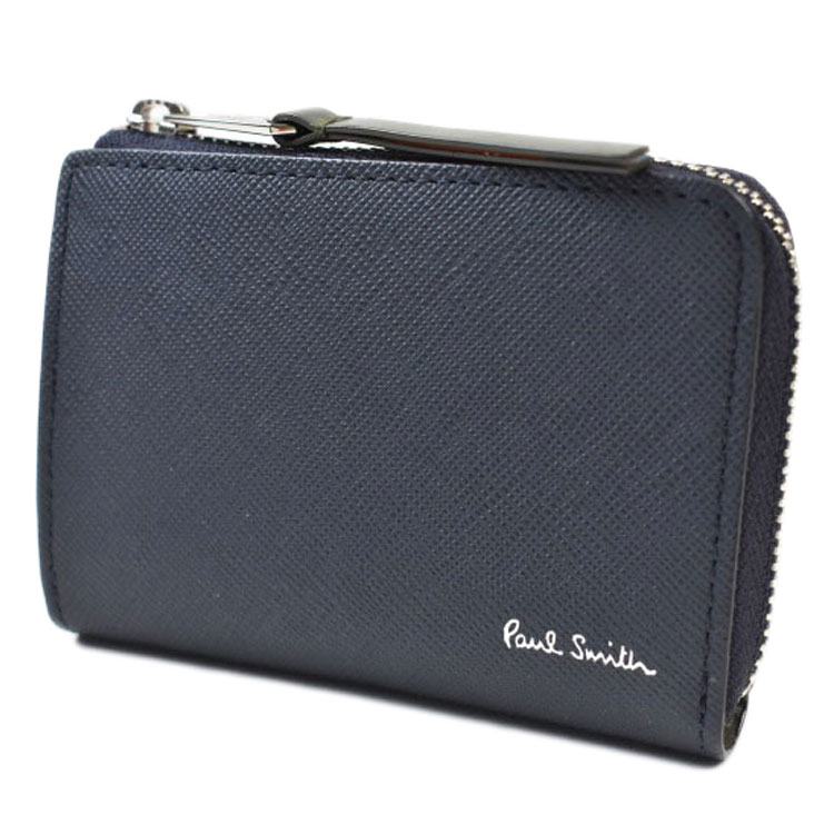 未使用品　ポールスミス　小銭入れ　コインケース定期 L字黒　マルチカラー 楽天市場】Paul Smith ポールスミスパスケース付きL字ファスナー