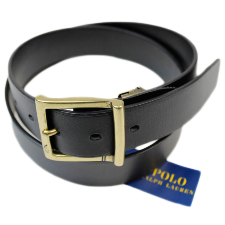 ポロ ラルフローレン ベルト メンズ ブランド POLO Ralph Lauren カジュアルベルト 黒 ブラック 訳あり 本革 レザー ビジネス カジュアル おしゃれ 20代 30代 40代 50代 男性