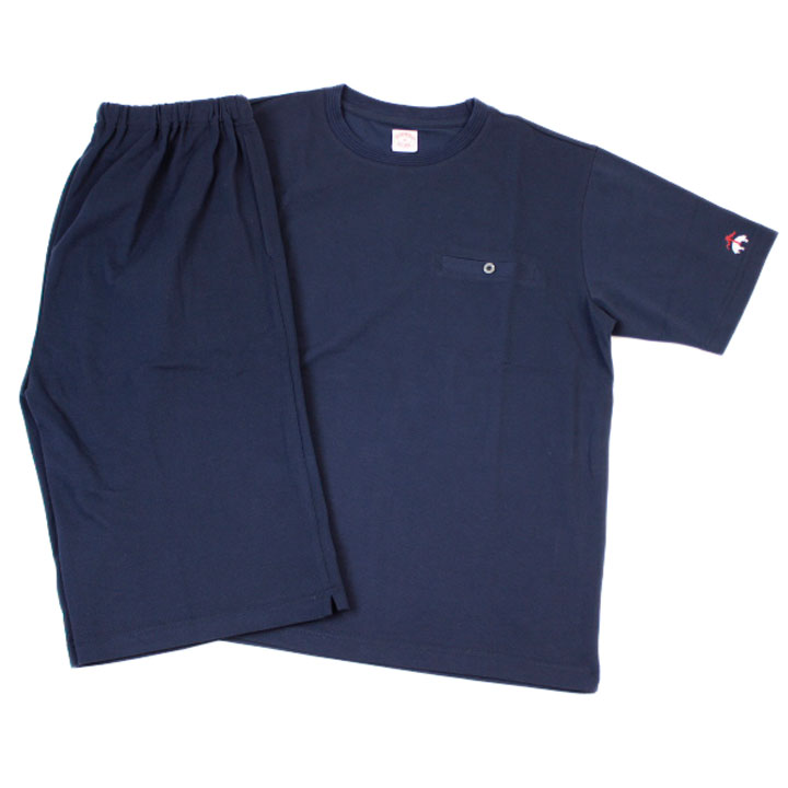 ブルックスブラザーズ ルームウェア 上下セット メンズ パジャマ 部屋着 半袖Tシャツ 半ズボン ブランド 紳士 男性 プレゼント Brooks Brothers 半袖 ハーフパンツ セットアップ 紺 ネイビー M L LL ロゴ 刺繍 20代 30代 40代 50代 男性 おしゃれ 新品｜Selectshop season