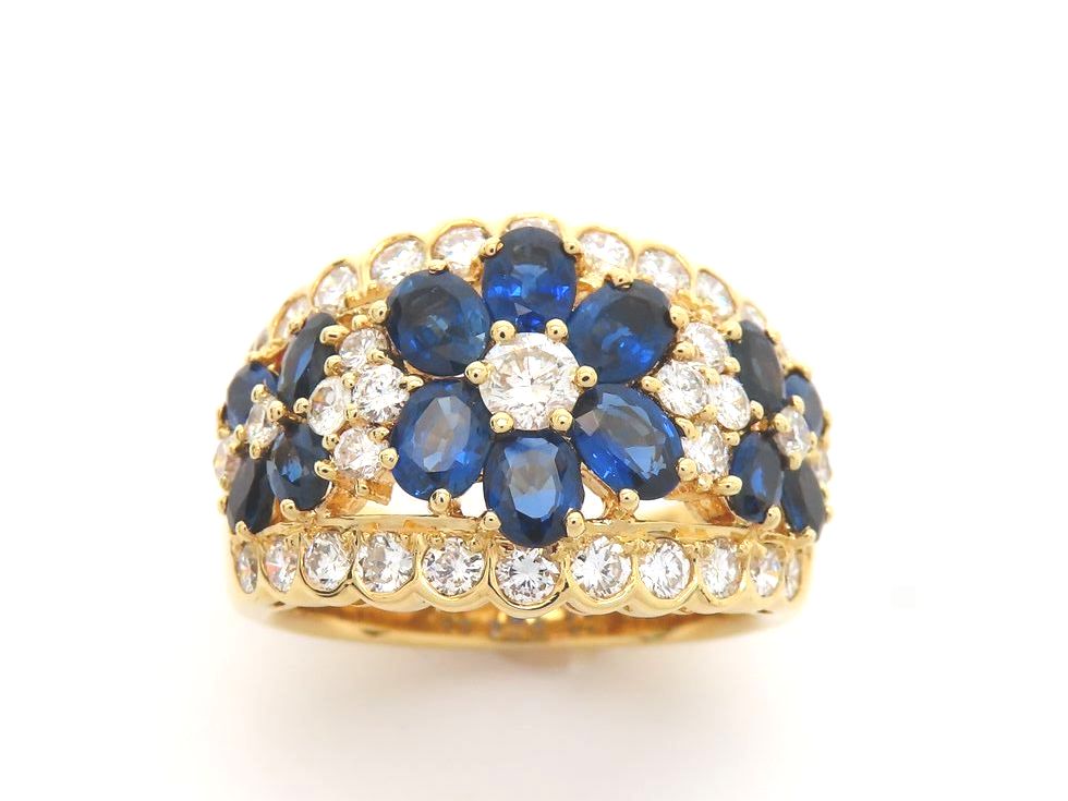 楽天市場】【緑屋質屋】特選ジュエリー サファイア リング 3.42ct