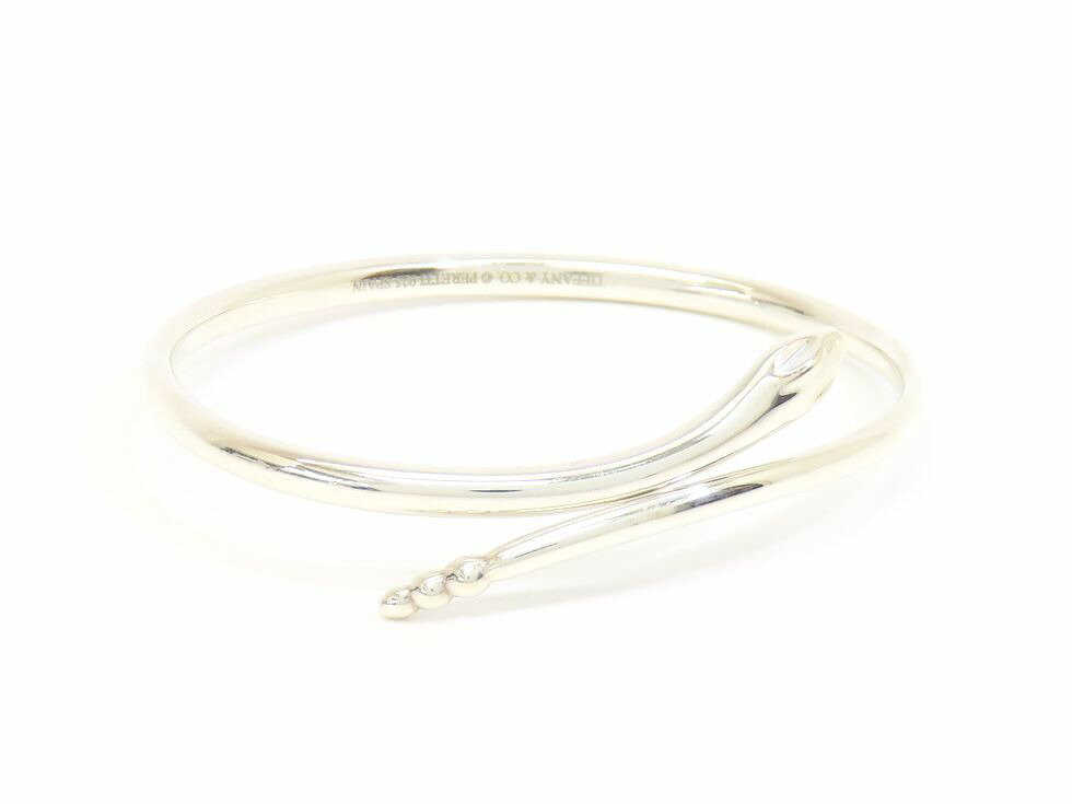 Tiffany & Co. バングル(ブレスレット)スネーク 美品 Tiffany ティファニー スネーク バングル ブレスレット