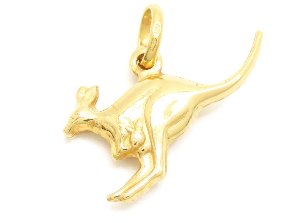 K18YG カンガルー ペンダント【池袋店】【中古】|質 セキネ