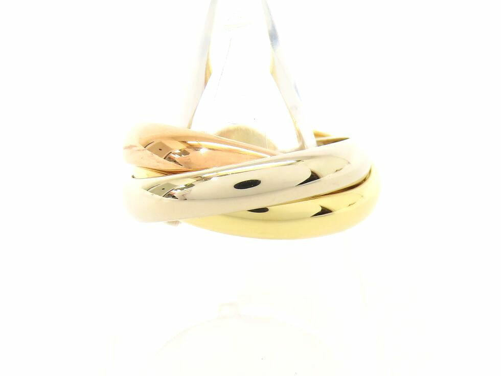 楽天市場】Cartier【カルティエ】トリニティリング K18 750刻印 約9.5