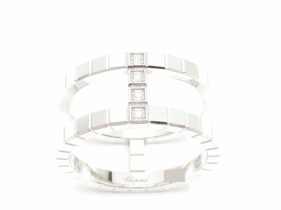 楽天市場】ショパール 指輪 K18PG ダイヤ4P アイスキューブリング 82