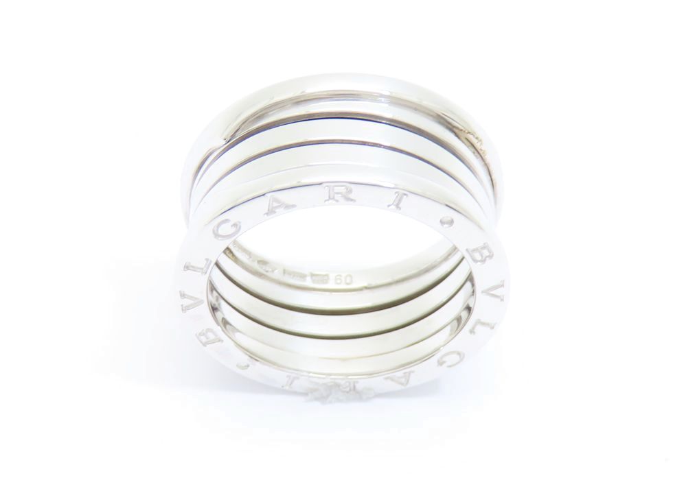 ブルガリ 324368 K18WG Bzero-1 ビーゼロワン リング #60 【池袋店】【中古】