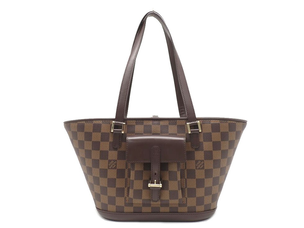 【美品】ルイヴィトン　ダミエ　マノスクPMトートバッグ　ハンドバッグ 楽天市場】LOUIS VUITTON ルイ ヴィトン ダミエ マノスクPM