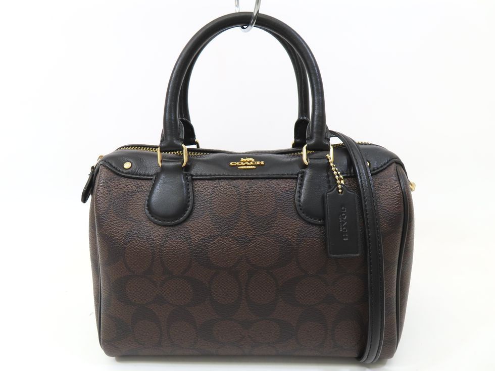 楽天市場】【中古】 コーチ ハンドバッグ ミニベネットサッチェル