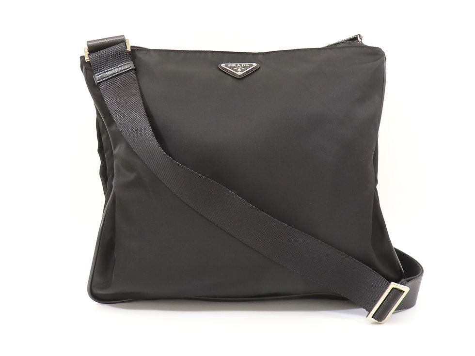 楽天市場】プラダ 1BH089 ナイロン ブラック ショルダーバッグ