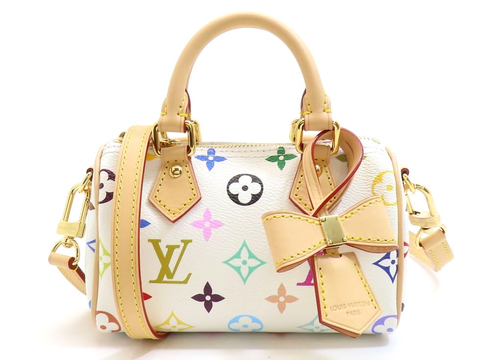 ルイ･ヴィトン M13391 モノグラム･マルチ色合い LV×TM ナノ･スピーディ 2WAY御徒面子 【池袋店】【中古】