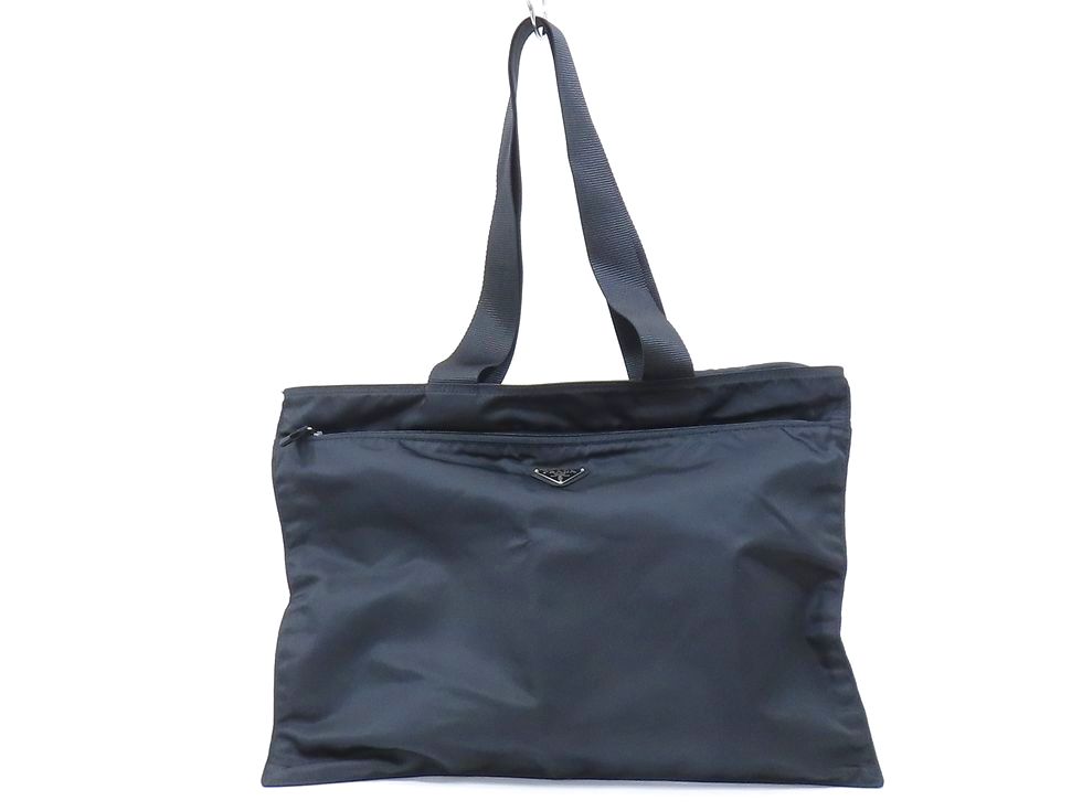 プラダ B7790 ナイロン ネロ トートバッグ【池袋店】【中古】