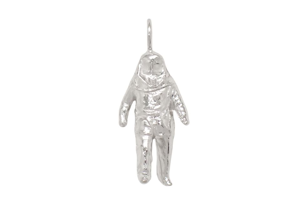 K18WG 人 デザイン ペンダント 【新宿店】【中古】|質 セキネ