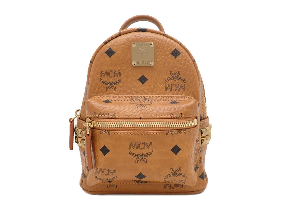 MCM MMK6SVE92C0001 ヴィセトス コニャック スターク バックパック エクストラミニ バックパック【新宿店】【中古】【新着】