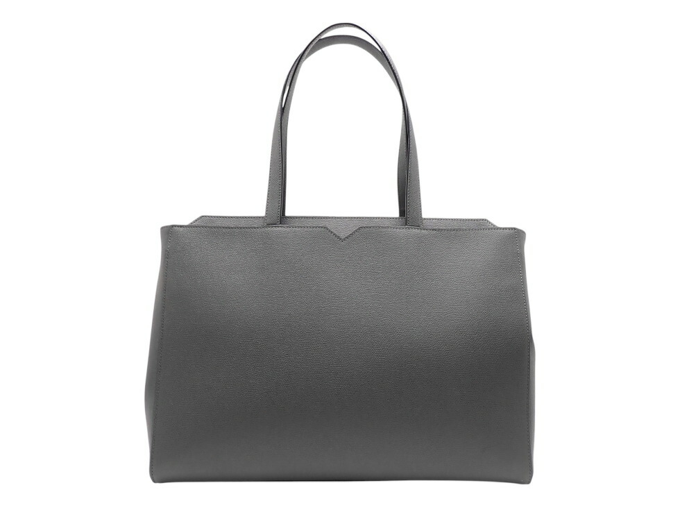 ★美品★Valextra セリエエッセ　ハンドバッグ　レザー　グレー ☆美品☆Valextra セリエエッセ ハンドバッグ レザー グレー