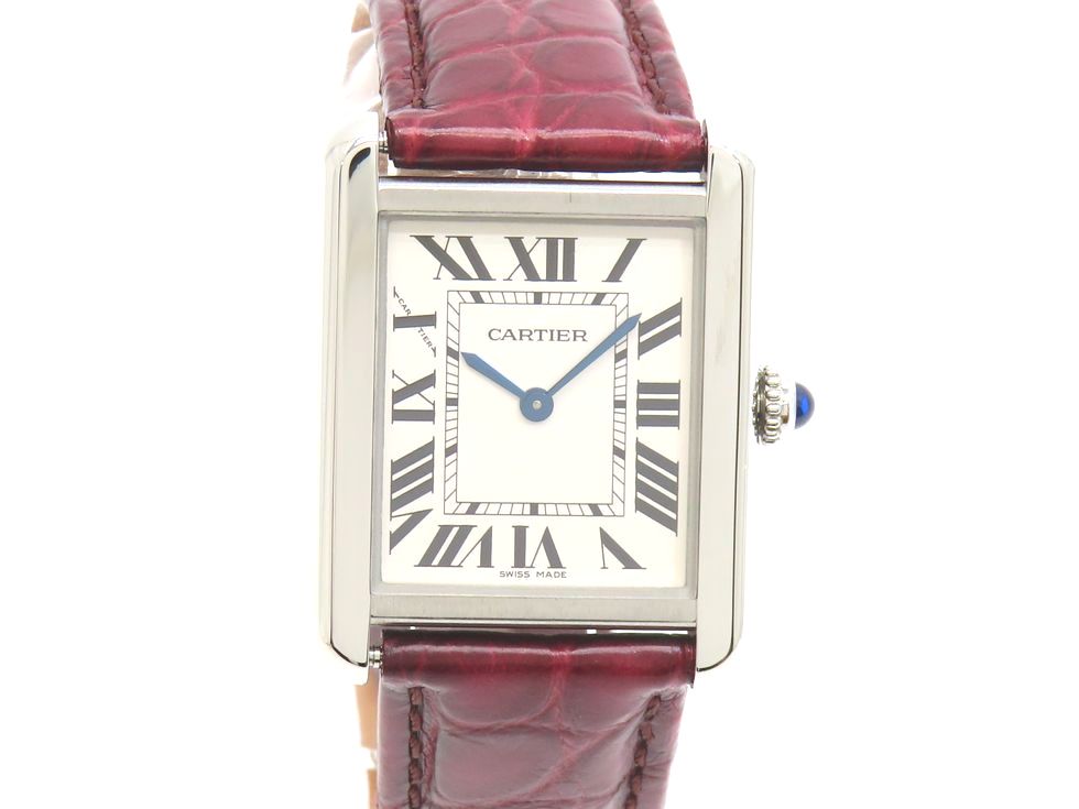 Cartier タンクソロSM ベルト　ホワイト カルティエのベルトで自分好みを見つけてください☆彡タンク