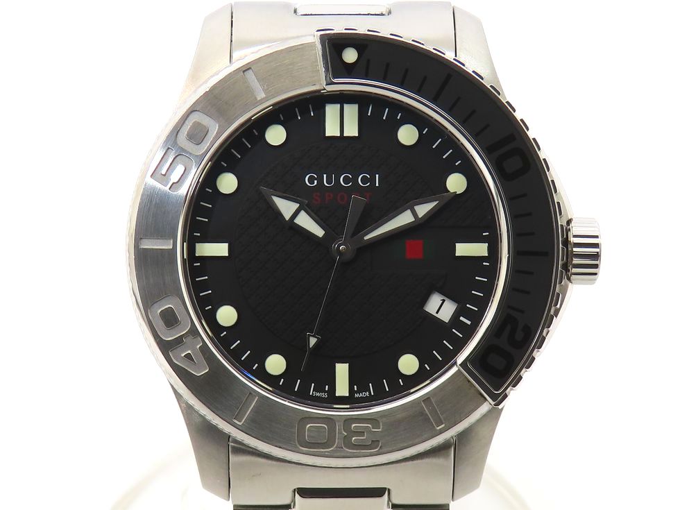 GUCCI グッチ Gタイムレス 126.4 メンズ ステンレススティール GUCCI グッチ 126.4 Gタイムレス 腕時計 ステンレススチール/PGP