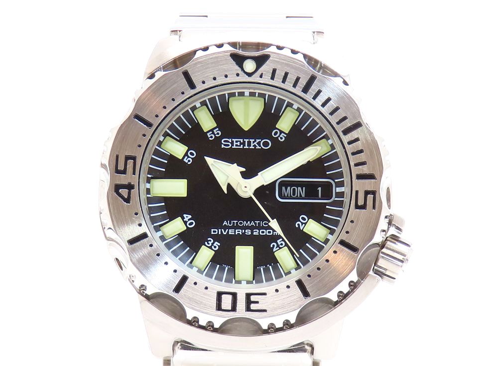 【新着】セイコー SKX779/7S26-0350 DIVER\u0027S200m黒いこと変わり種 SS 自動小銃一巻き メンズ時辰儀 【池袋店】【中古】