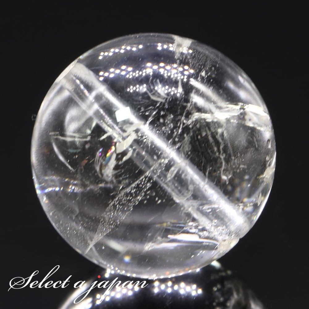 「1点もの 現品」 ヒマラヤ水晶 ブラックエレスチャル 15mm パワーストーン バラ売り 天然石 パワーストーン ばら売り ビーズ 穴あき 1玉売り アクセサリー パーツ ハンドメイド アクセサリーパーツ 材料 天然石ビーズ パワーストーンビーズ｜天然石　セレクトエージャパン