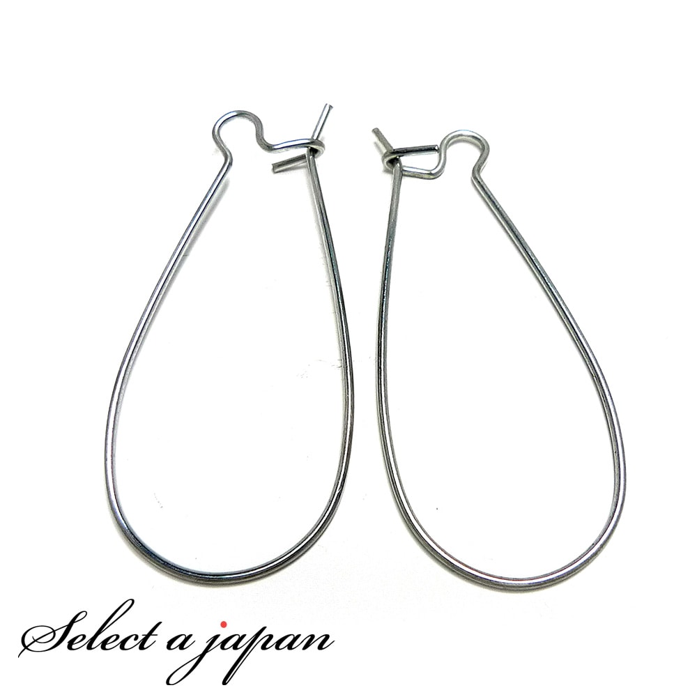 楽天市場】フープパーツ しずく 約20×30mm 2ヶ | ビーズ アクセサリー