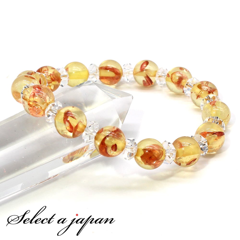 楽天市場】『虎琥珀（とらこはく）ブレスレット』8ミリ玉仕様☆桐箱