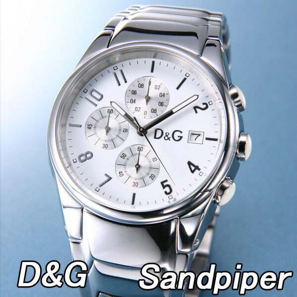 楽天市場 送料無料 ｄ ｇ ドルガバ 時計 人気のsandpiper ドルチェ ガッバーナ メンズ 腕時計 クロノグラフ セレクト アイ