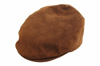 安い購入 あす楽対応 希望者オマケ付き 長年愛されるkingのレザーハンチング King Caps スエードハンチング ブラウン 茶 帽子 メンズ 紳士 ハット ラムレザー 羊革 バイク ライダース オシャレ 高級 日本製 ネット通販 秋冬 期間限定送料無料 Www