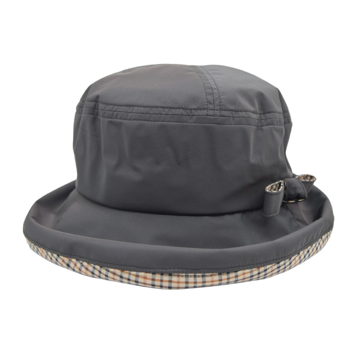 レディース ハット ダックス DAKS 国産 日本製 UV 1級遮光 40代 50代 ダークグレー 婦人 帽子 春夏秋冬 D8691【対応 送料無料】｜帽子＆ウィッグ・セシボン