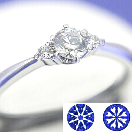 【0.3ct】セミオーダーダイヤモンドリング ハート&キューピッドC-03★|ジュエリーショップ 真珠美人